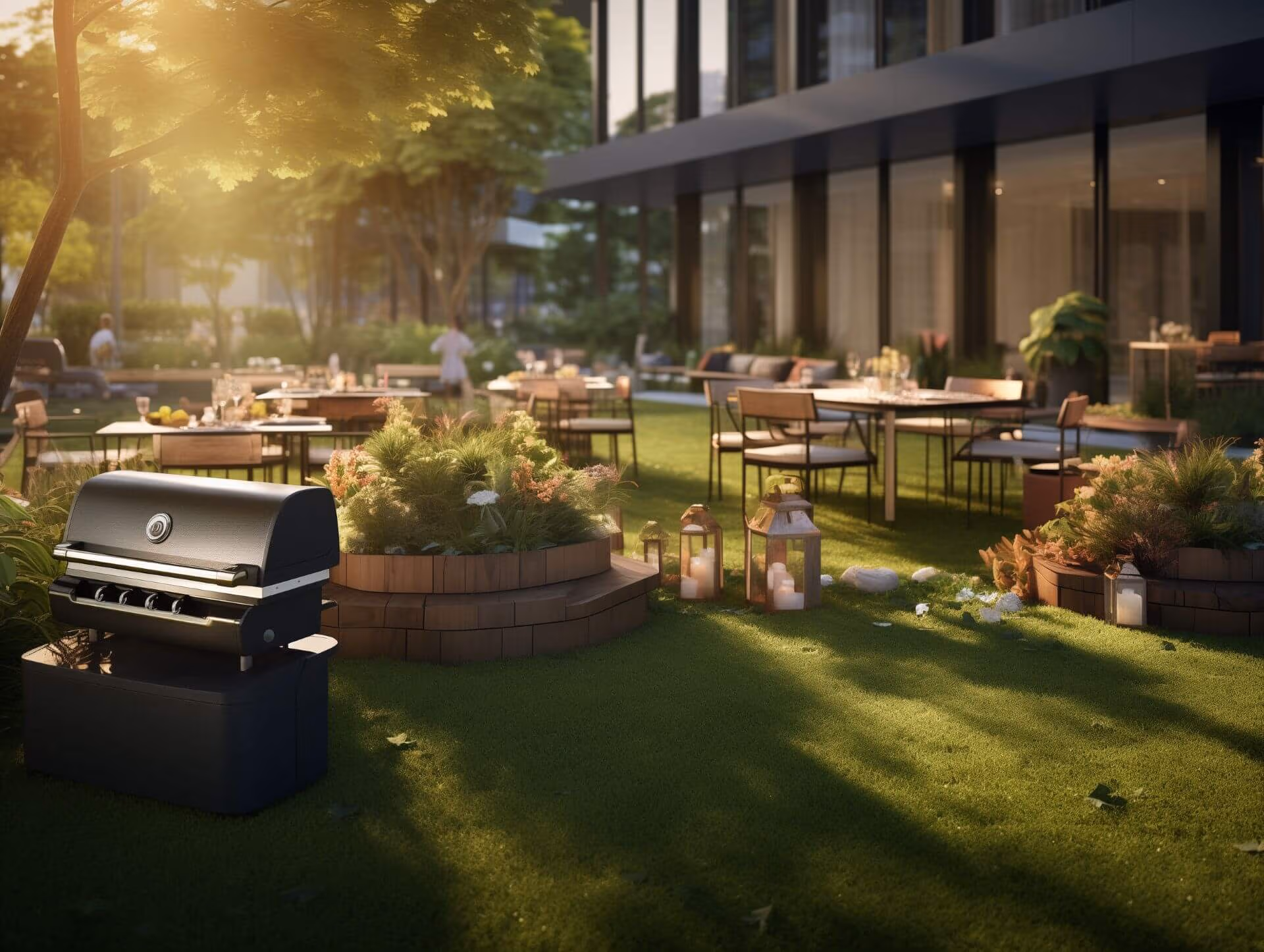 Nyati Evania party lawn amenity