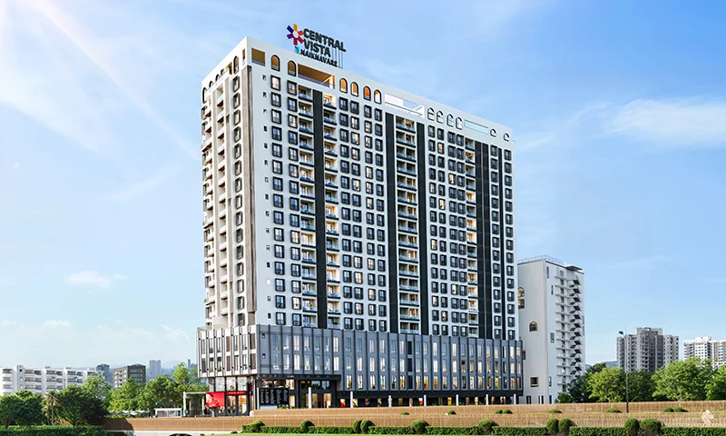 Central Vista by Naiknavare elevation view