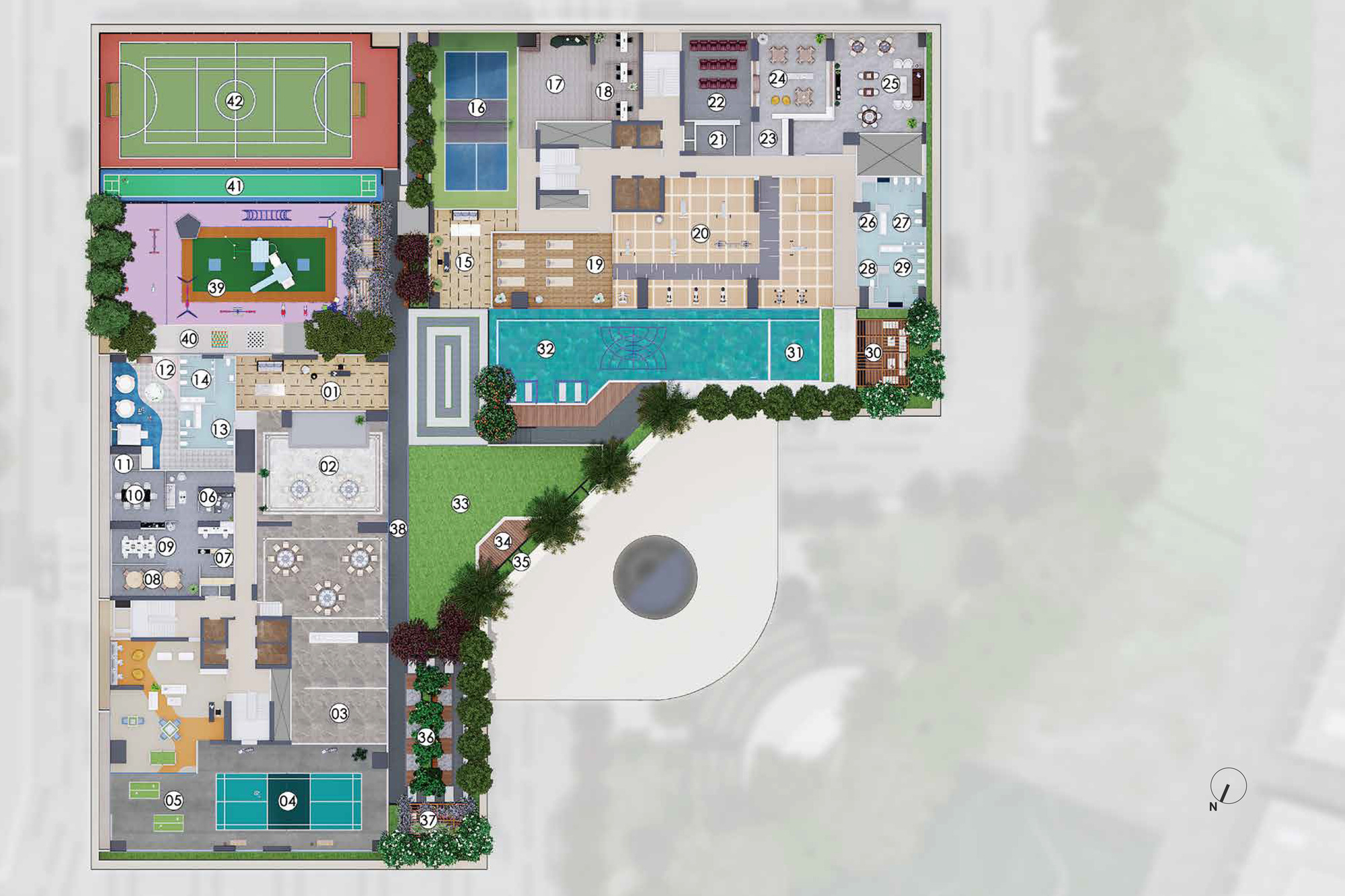 Nyati Evania master layout plan